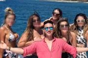 Wilian Pires comemorando um dos aniversários em Fernando de Noronha (PE)