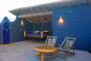Além de terraço decorado