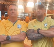 Edson Raiado e Jair Bolsonaro 