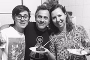 Rafael e seus pais