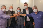 Lula na chegada a Recife