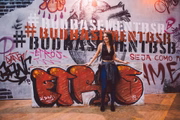Dharla Paiva no Bud Basement, evento da Influ