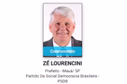 Zé Lourencini, candidato à prefeitura de Mauá, SP