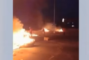 Protesto na Fernão Dias após morte de funcionário da CET por PM