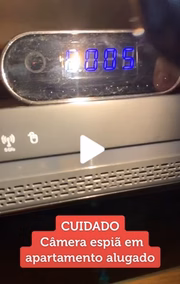 Mateus conseguiu localizar o dispositivo com ajuda da lanterna do celular