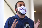 Guilherme Boulos (PSol), líder do MTST