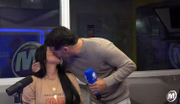 Jenny e Fábio se beijaram. Os dois estão ensaiando uma reconciliação