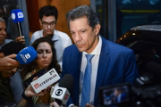 O ministro da Fazenda, Fernando Haddad