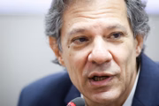 O ministro da Fazenda, Fernando Haddad