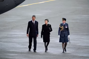 A princesa Anne acompanhou o cortejo 