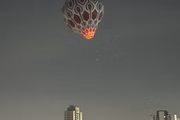 Balão em Aricanduva: sobrevoou zona leste de SP
