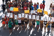 Marcha indígena até o Palácio do Planalto