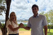 Vice-governadora Celina Leão (PP) e deputado Rafael Prudente (MDB)