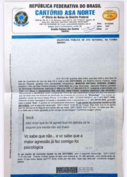 Zé Trovão registrou em cartório mensagens enviadas por Ana Schuster violando medidas protetivas