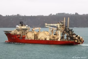 Navio Deep Energy, das Bahamas, chegou na terça-feira