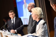 A presidente da Comissão Europeia, Ursula von der Leyen