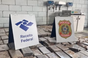 Cocaína apreendida pela Receita Federal em carga de café no Porto de Santos