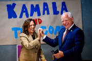 Kamala Harris e Tim Walz