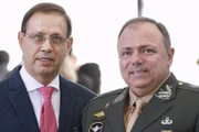 Carlos Wizard ao lado do ex-ministro da Saúde Eduardo Pazuello