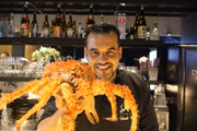 O chef Edu Viana e um King Crab