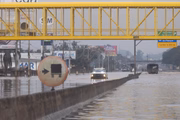 Água começa a baixar, mas já a possibilidade de mais chuva