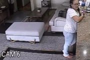 Uma das últimas imagens de Maria Jussara da Conceição Ferreira Santos, divulgada pela Polícia do Ceará