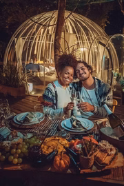 O casal Jennifer Nascimento e Jean Amorim