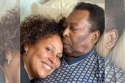 Pelé e Kely Cristina 