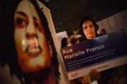 Placa em homenagem à Marielle Franco
