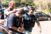 Wallison no momento da prisão