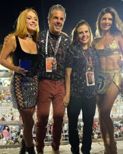 Marina Ruy Barbosa, Narcisa Tamborindeguy, Alvaro Garnero e Lou Montenegro