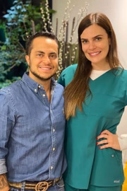 Thammy Miranda e a médica Luciana Passoni