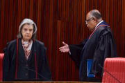 Cármen Lúcia e Benedito Gonçalves, ministros do TSE