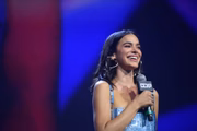Bruna Marquezine no painel de Besouro Azul, na CCXP22