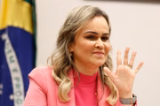 Ex-ministra do Turismo, Daniela do Waginho, na Comissão temática na Câmara