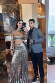 Sthefanye Dzevielevski e Matheus Sinesio
