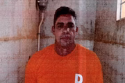 Imagem na cadeia do Valter Ferreira da Silva que foi preso por engano em GO, como sendo o Valter "Neguinho", procurado pela polícia no Maranhão