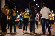 A promessa dos integrantes da caravana era de uma festa tranquila