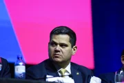  O presidente do Senado, Davi Alcolumbre, também participou do jantar