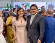 Juscelino Filho e a irmã, a prefeita de Vitorino Freire (MA) Luanna Rezende