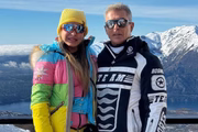 Rogério Andrade e Fabíola Andrade em Bariloche