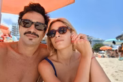 Caio Blat e Luisa Arraes