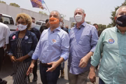 Márcio França ao lado de Ciro Gomes
