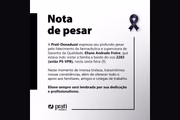 Nota de pesar. Eliane Andrade Freire é uma das passageiras mortas no acidente