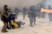 Coronel prende o manifestante no 8/1