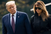 Em outubro de 2020, Trump foi internado com Covid-19. Melanie também foi infectada