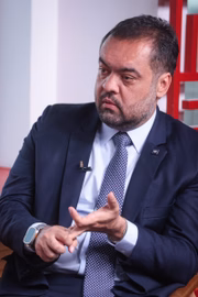 O governador do Rio de Janeiro, Cláudio Castro (PL), em entrevista ao Metrópoles