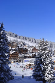 Courchevel tem lindas paisagens