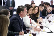 Brasília, 14/06/2019. Presidente Jair Bolsonaro recebe jornalistas para Café da manhã no Palácio do Planalto. Entre os temas abordados, estavam a demissão do presidente dos Correios, a relação com Santos Cruz e o ex-presidente Lula