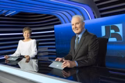 Christina Lemos e Celso Freitas no Jornal da Record